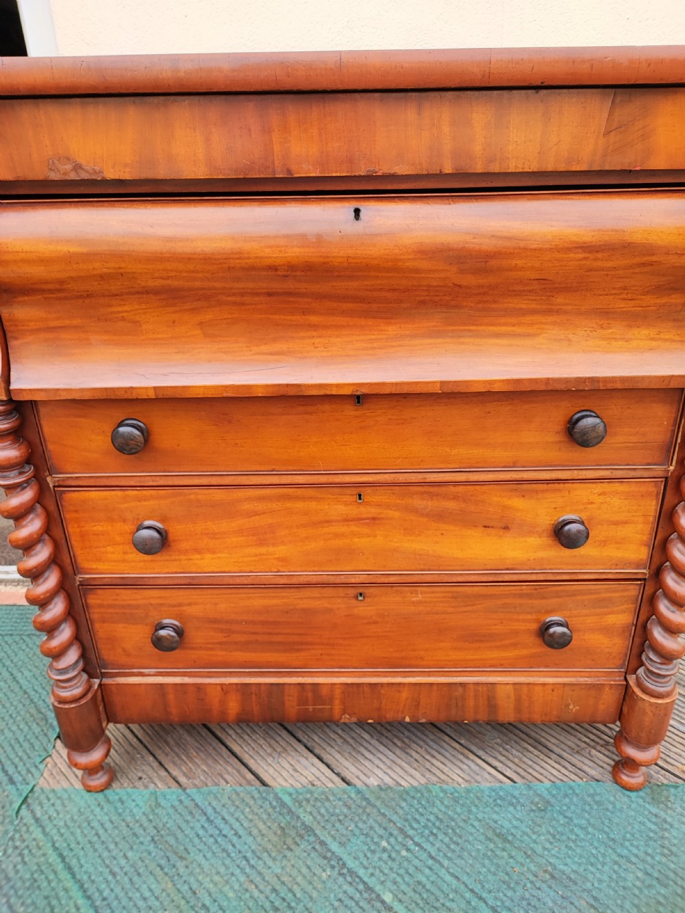 A large mahogany Scottish chest of drawers. View III