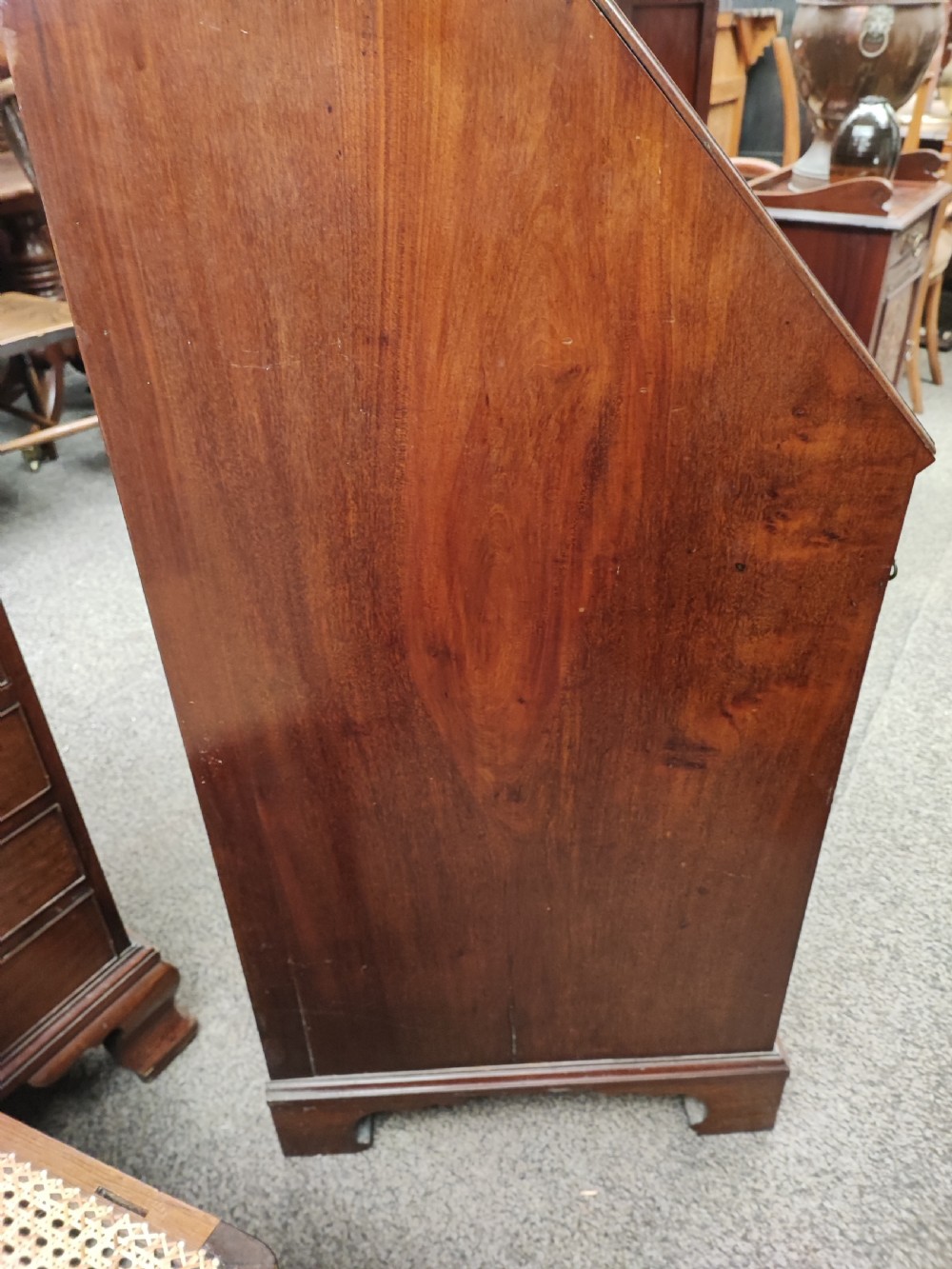 A quality Georgian mahogany bureau. View V