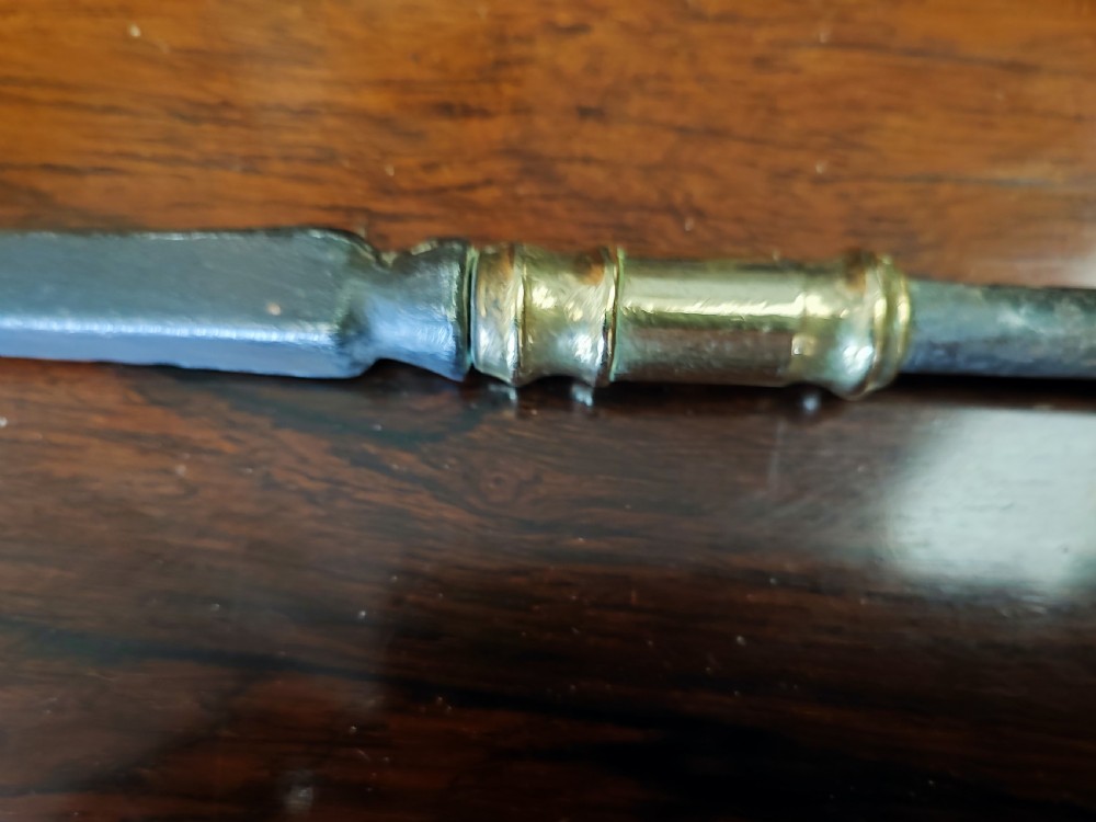 Superb set of 3  brass and iron  fireirons View VIII