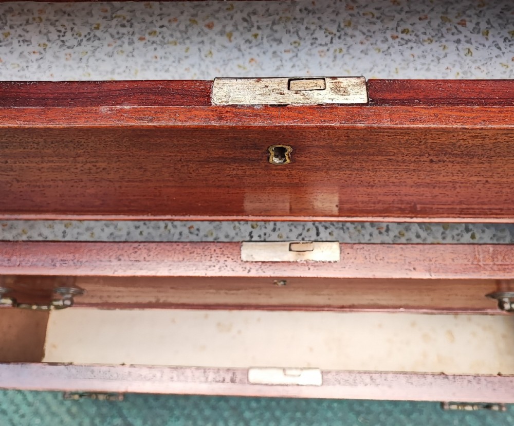 Antique small mahogany chest of drawers. View III