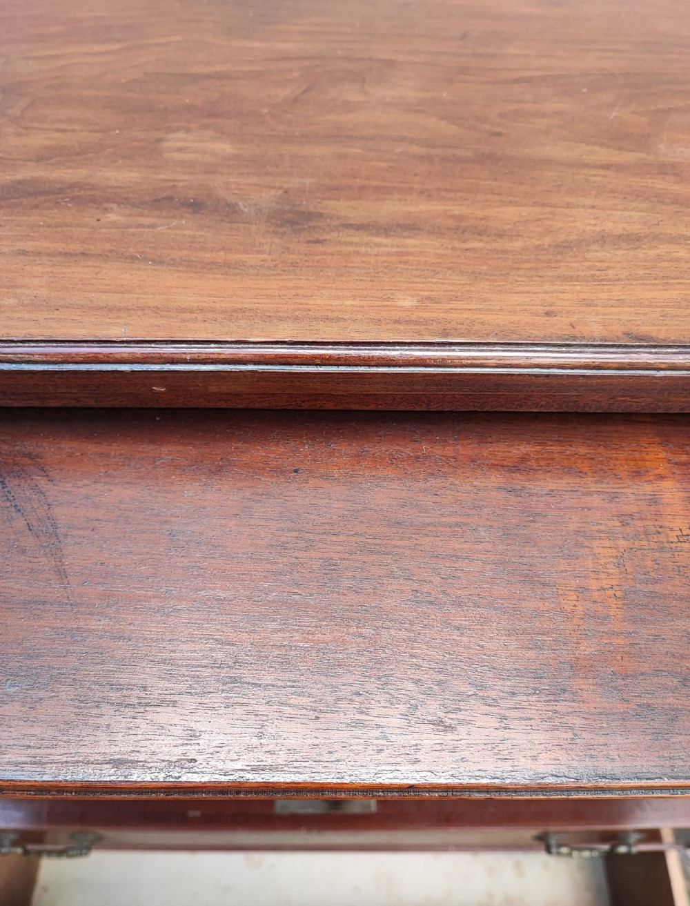 Antique small mahogany chest of drawers. View VIII