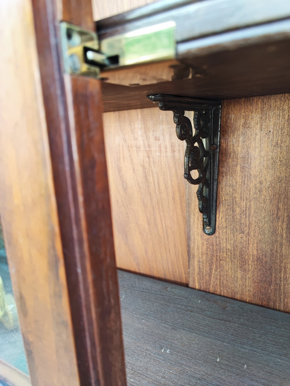 Quality Victorian 2 door bookcase. View II