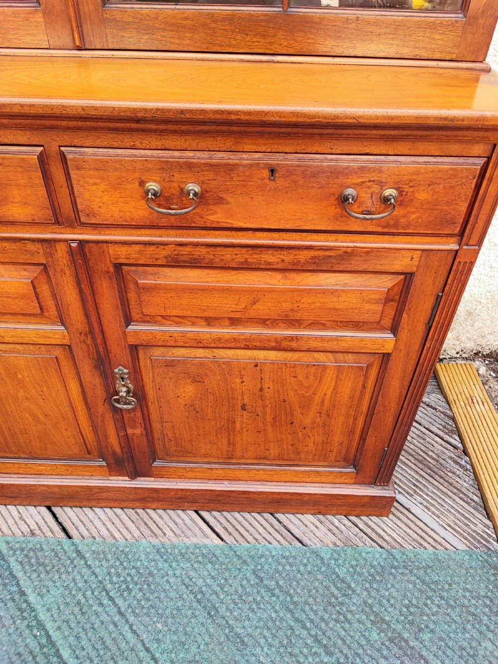 Quality Victorian 2 door bookcase. View VII