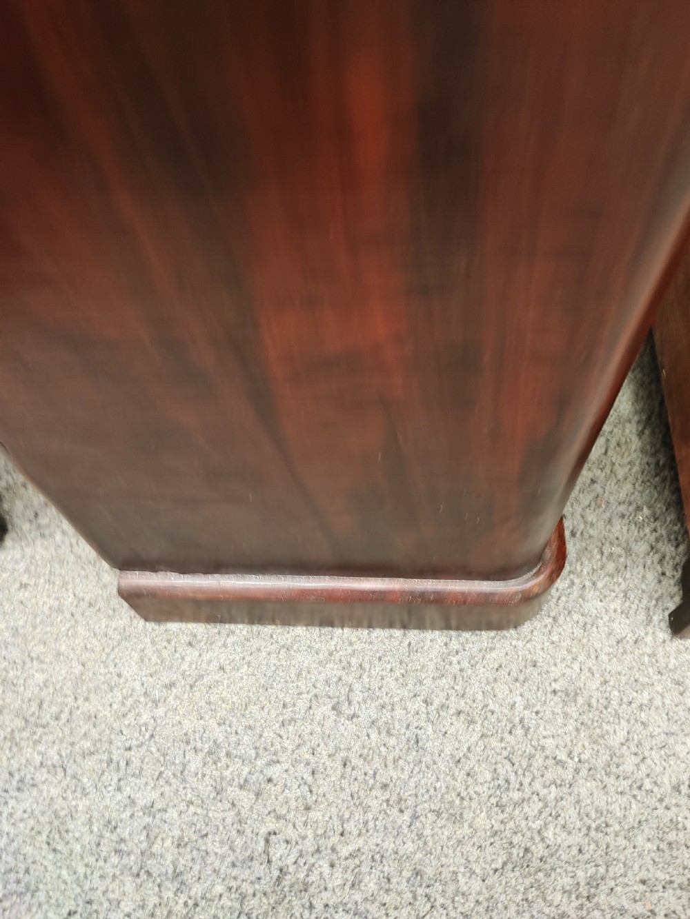 Pair of Victorian mahogany bedside cabinets. View II