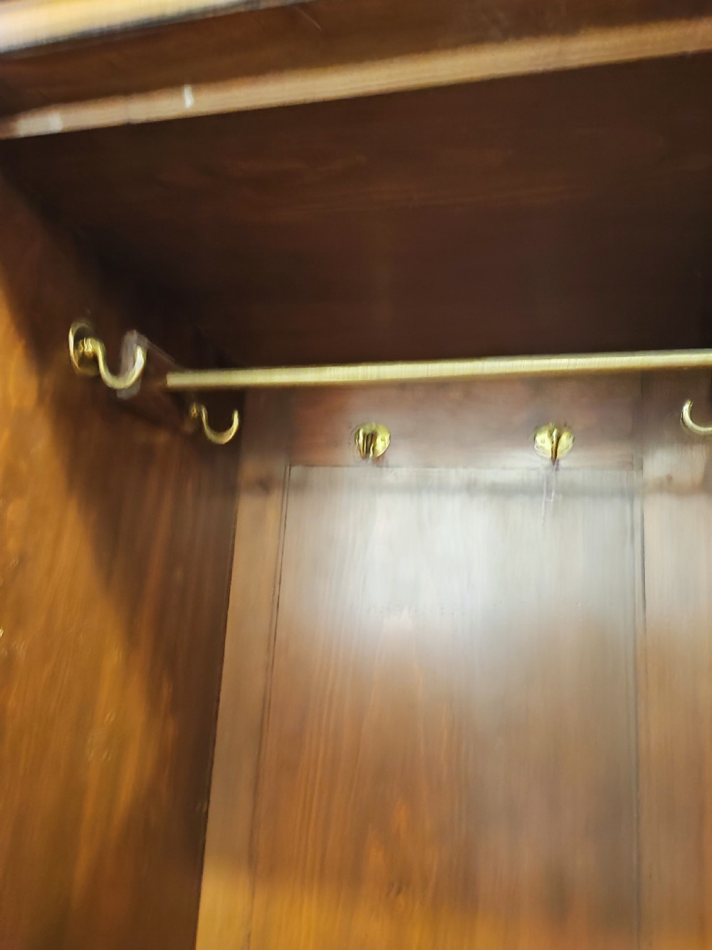 Superb Victorian arts and crafts  2 door wardrobe. Attr to Gillows  View III