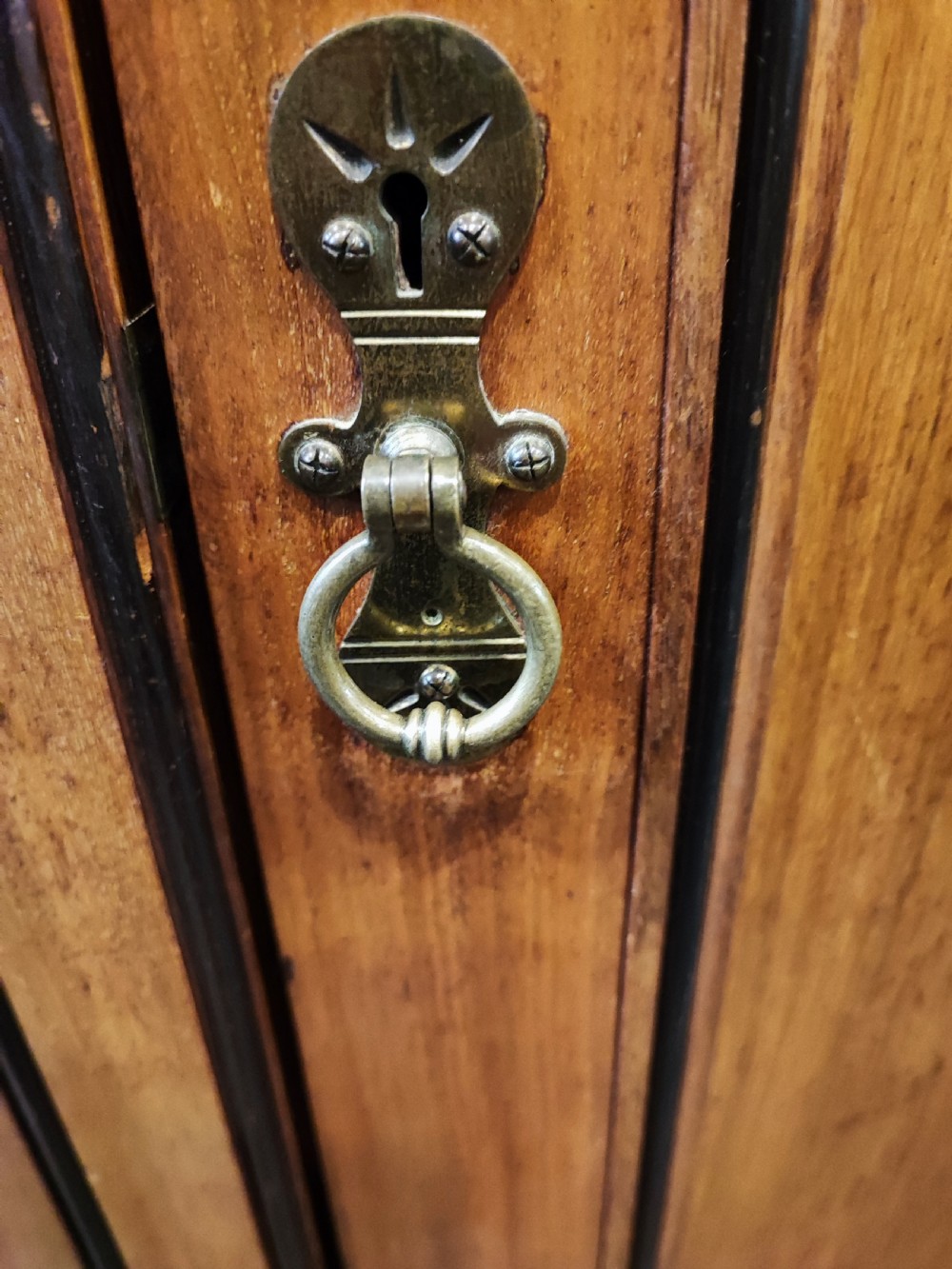 Superb Victorian arts and crafts  2 door wardrobe. Attr to Gillows  View VII