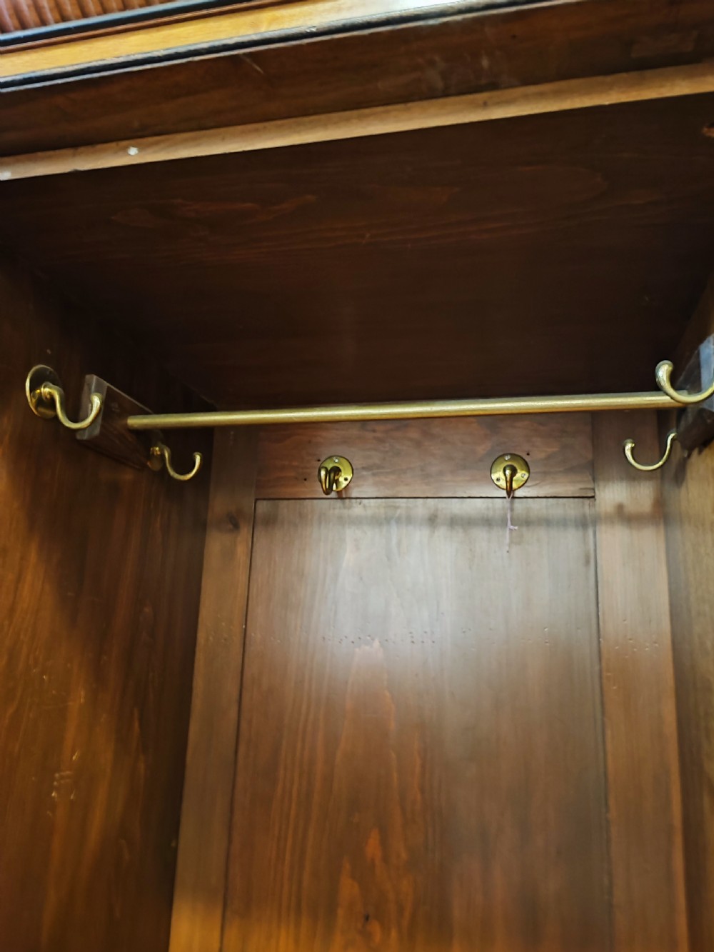 Superb Victorian arts and crafts  2 door wardrobe. Attr to Gillows  View XII