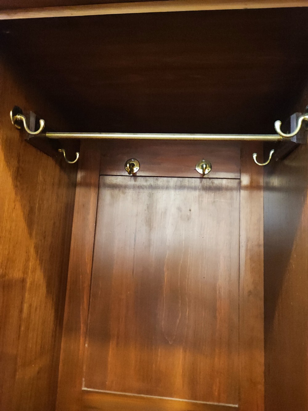 Superb Victorian arts and crafts  2 door wardrobe. Attr to Gillows  View XIII