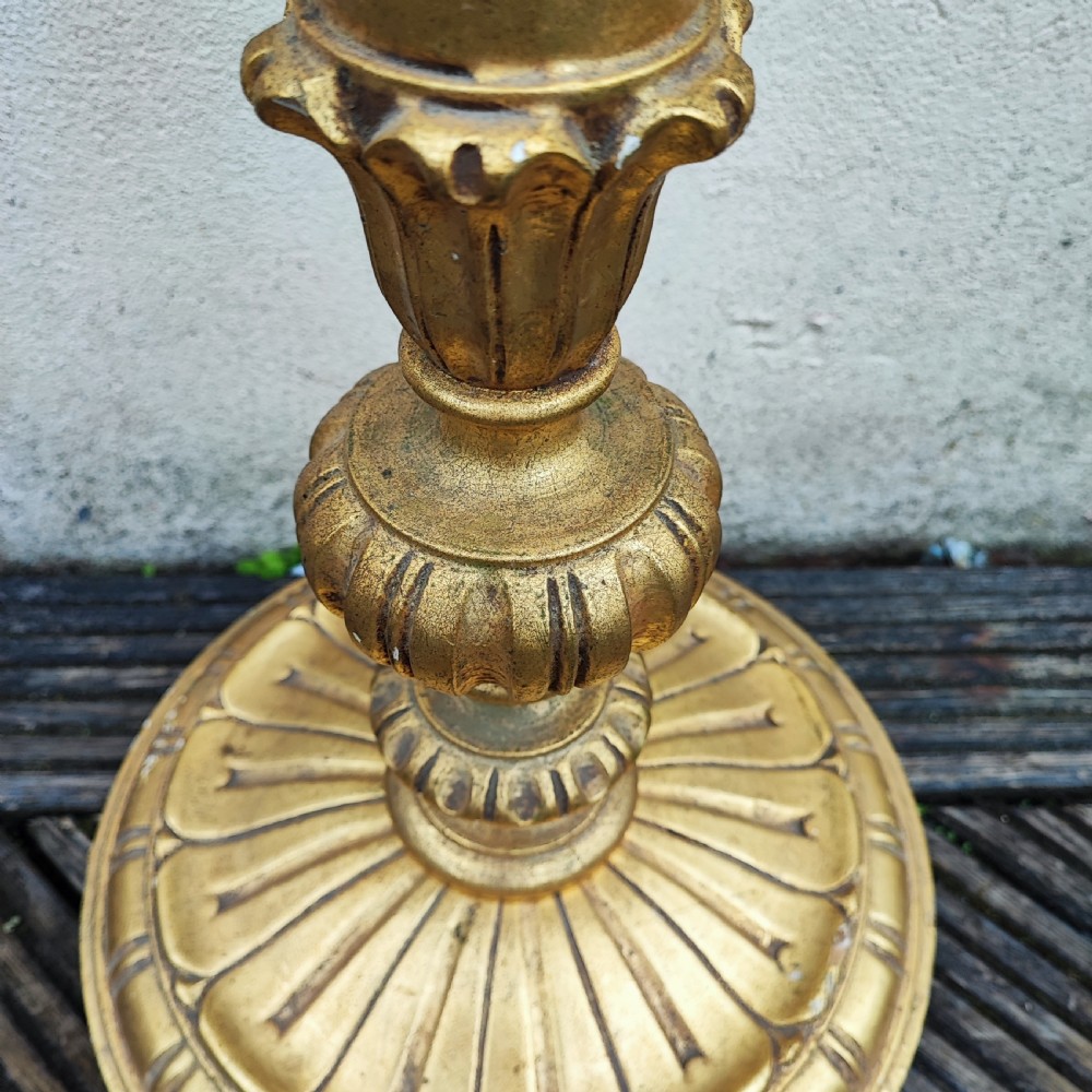 Italian giltwood standard  lamp View II