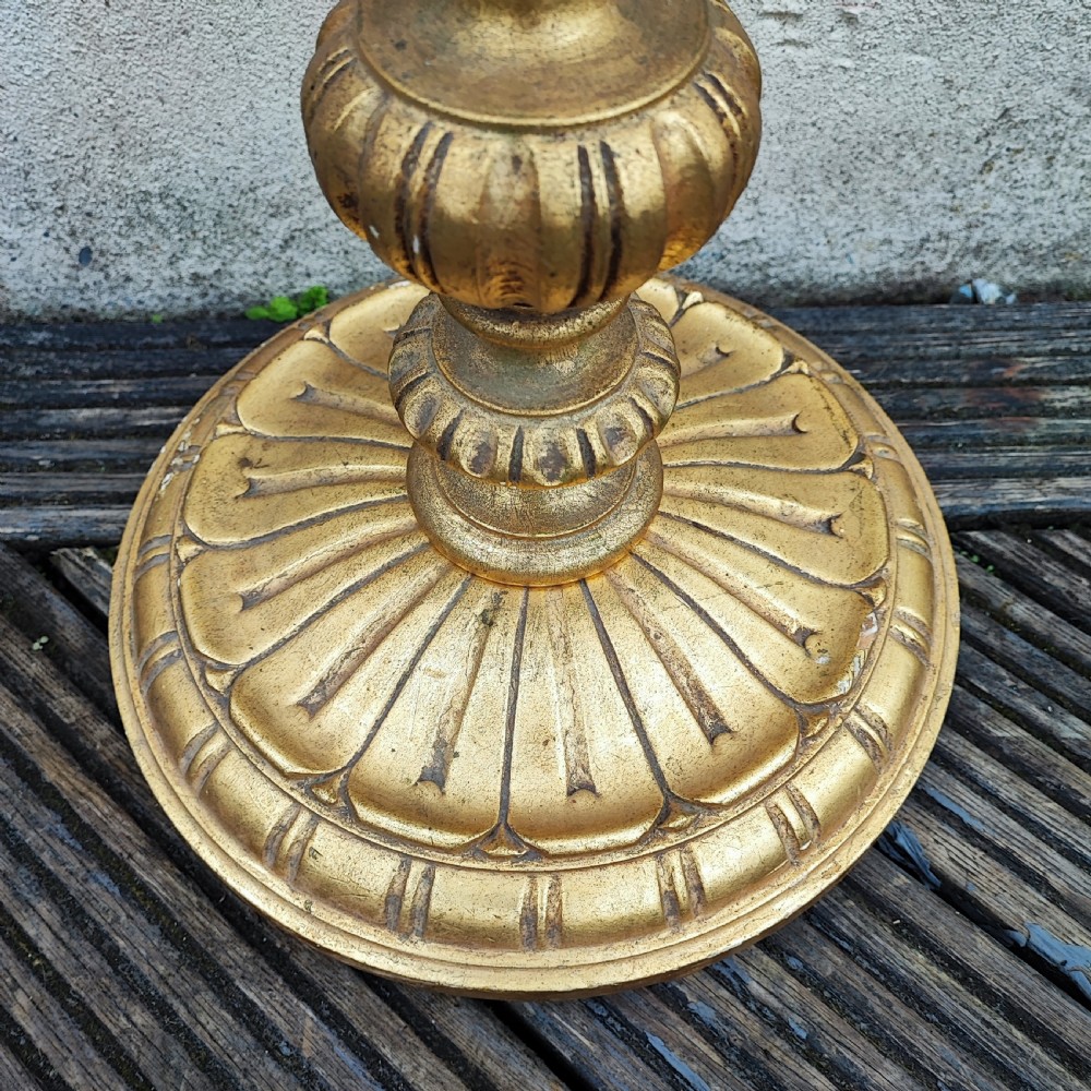Italian giltwood standard  lamp View III