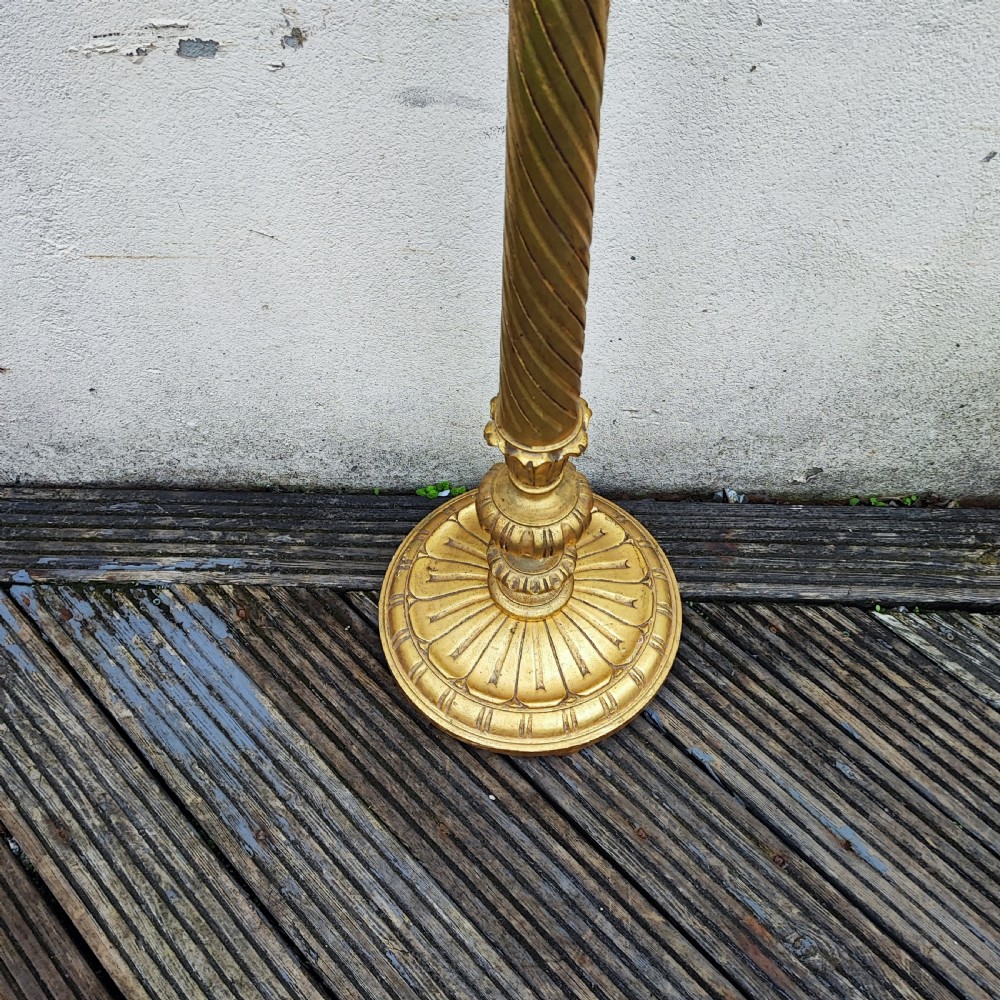 Italian giltwood standard  lamp View VI