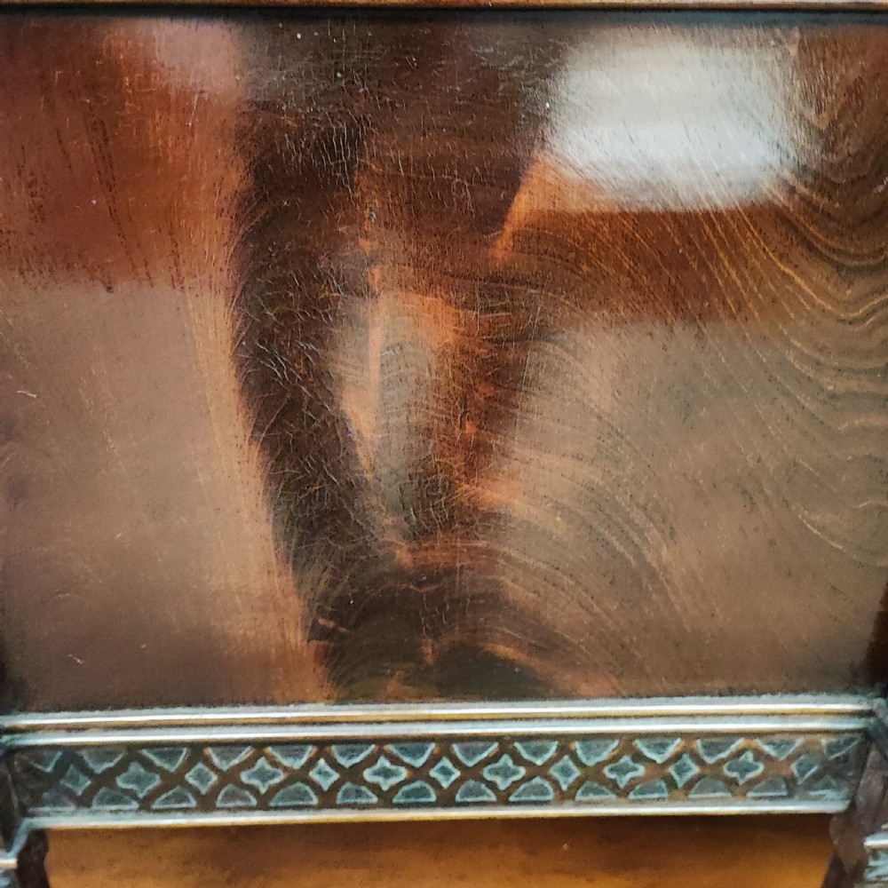 Antique mahogany display cabinet View X