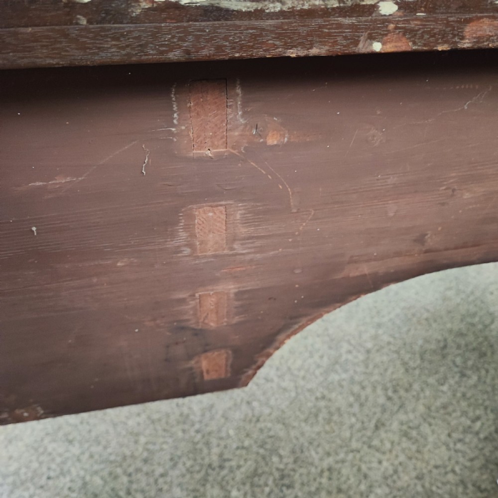 Georgian bow front inlaid sideboard View VI