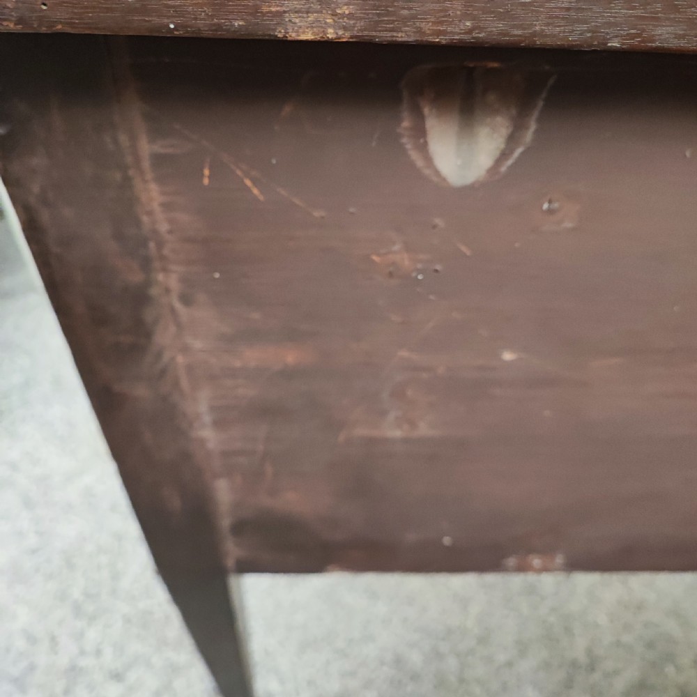 Georgian bow front inlaid sideboard View XII