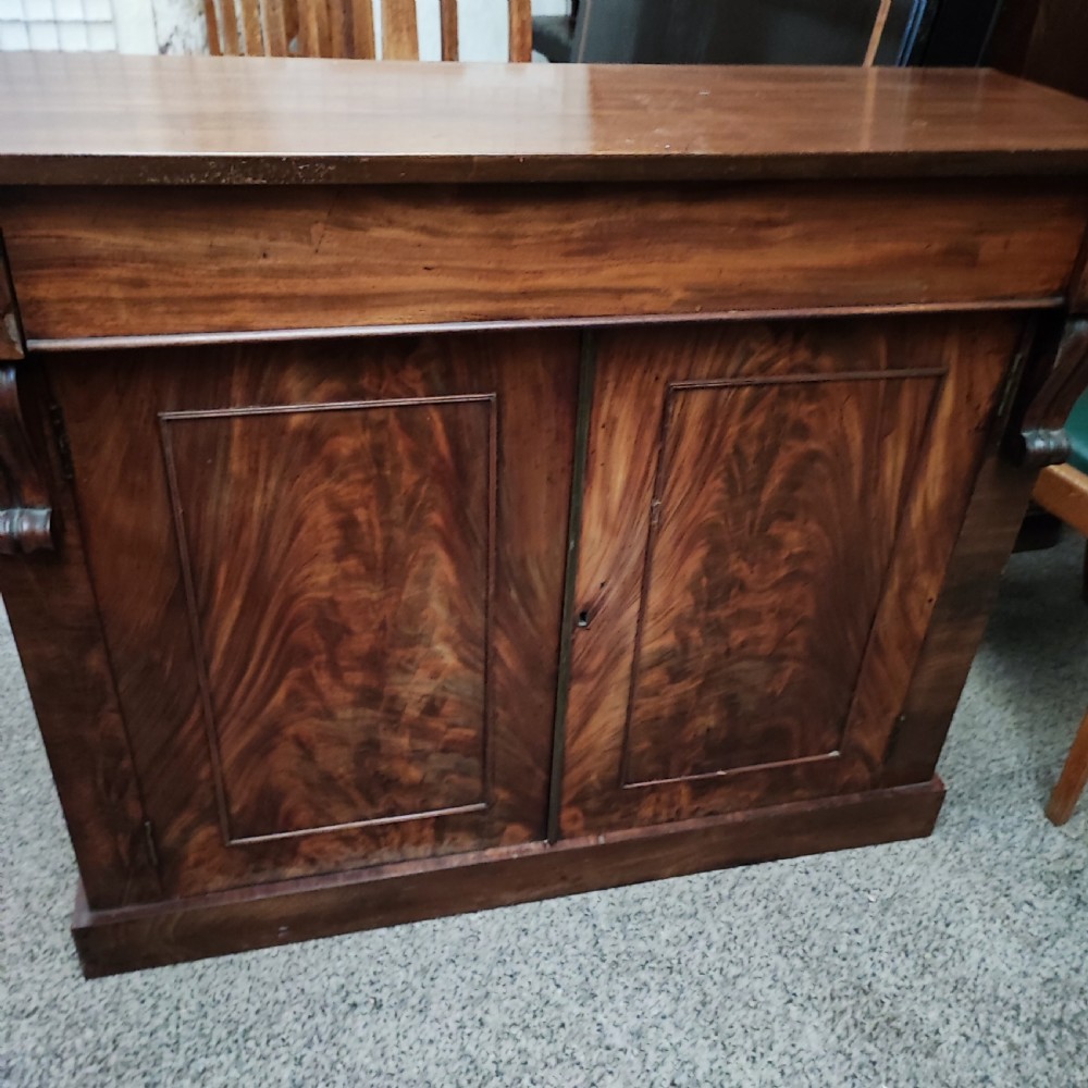 Regency mahogany side cabinet View II