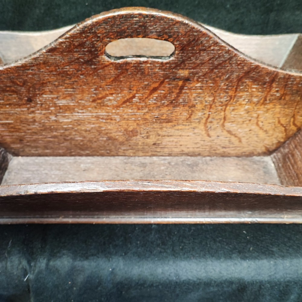 Georgian oak cutlery tray View IV