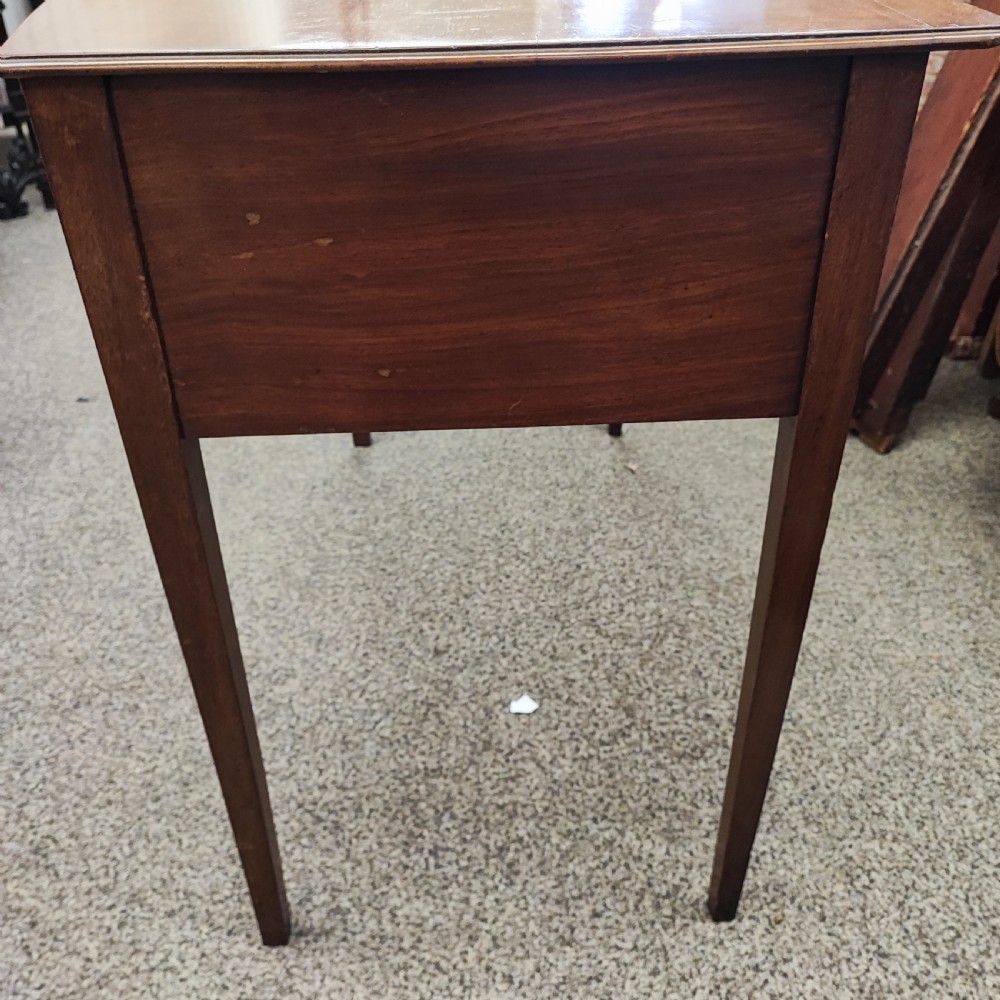 Georgian mahogany writing or dressing table View II