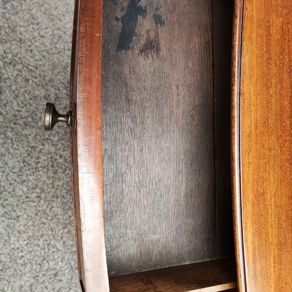 Georgian mahogany writing or dressing table View V