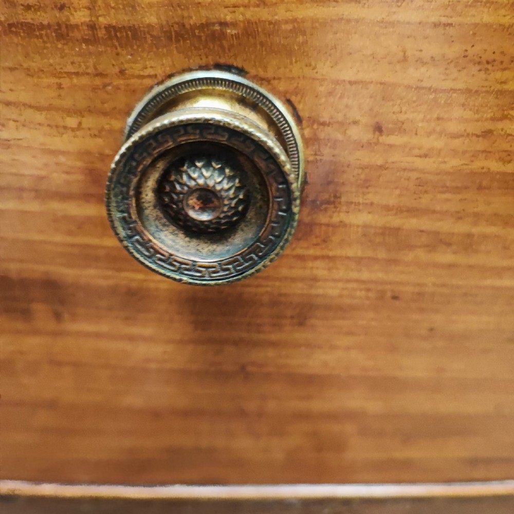 Georgian mahogany writing or dressing table View VI