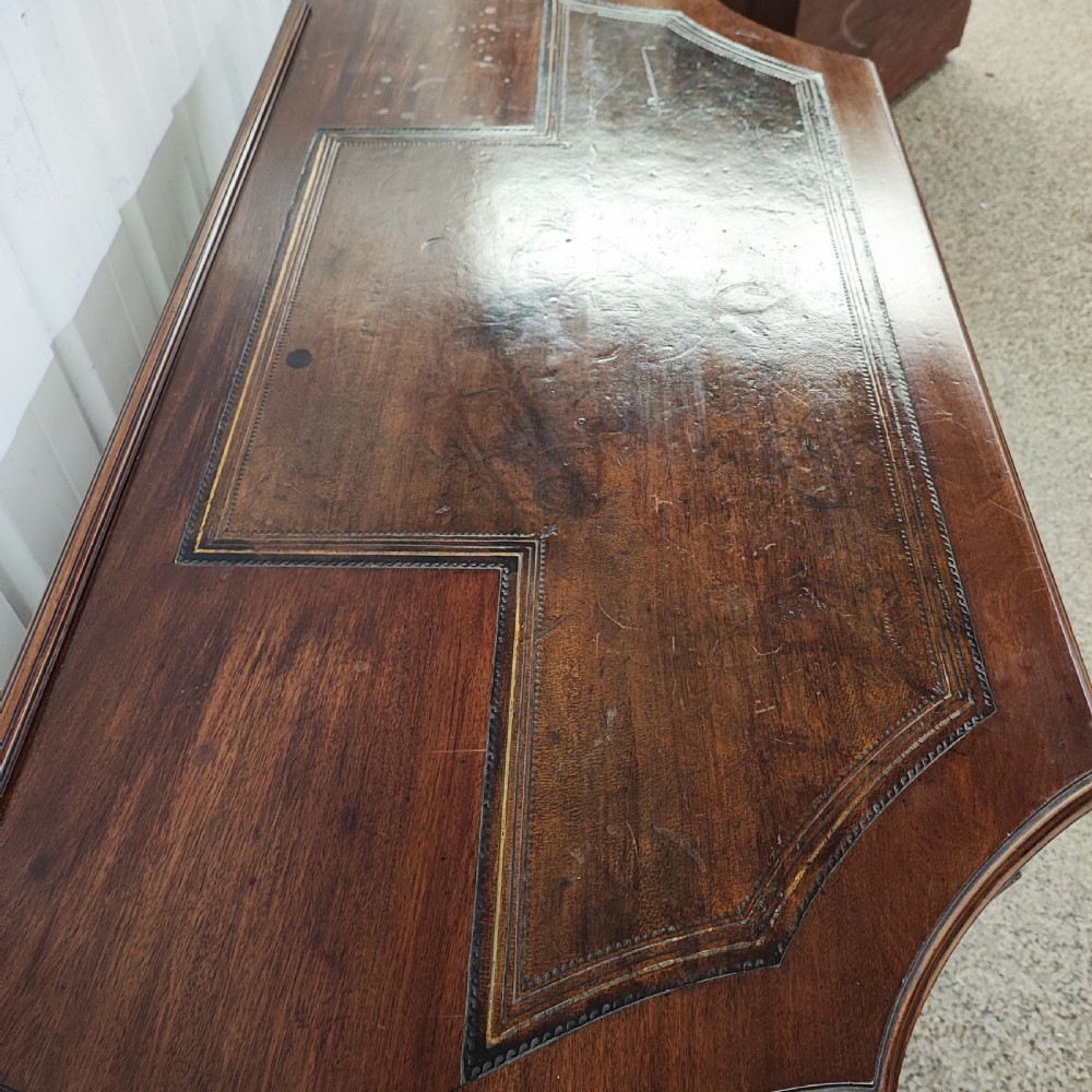 Superb19c carved mahogany writing table View VII