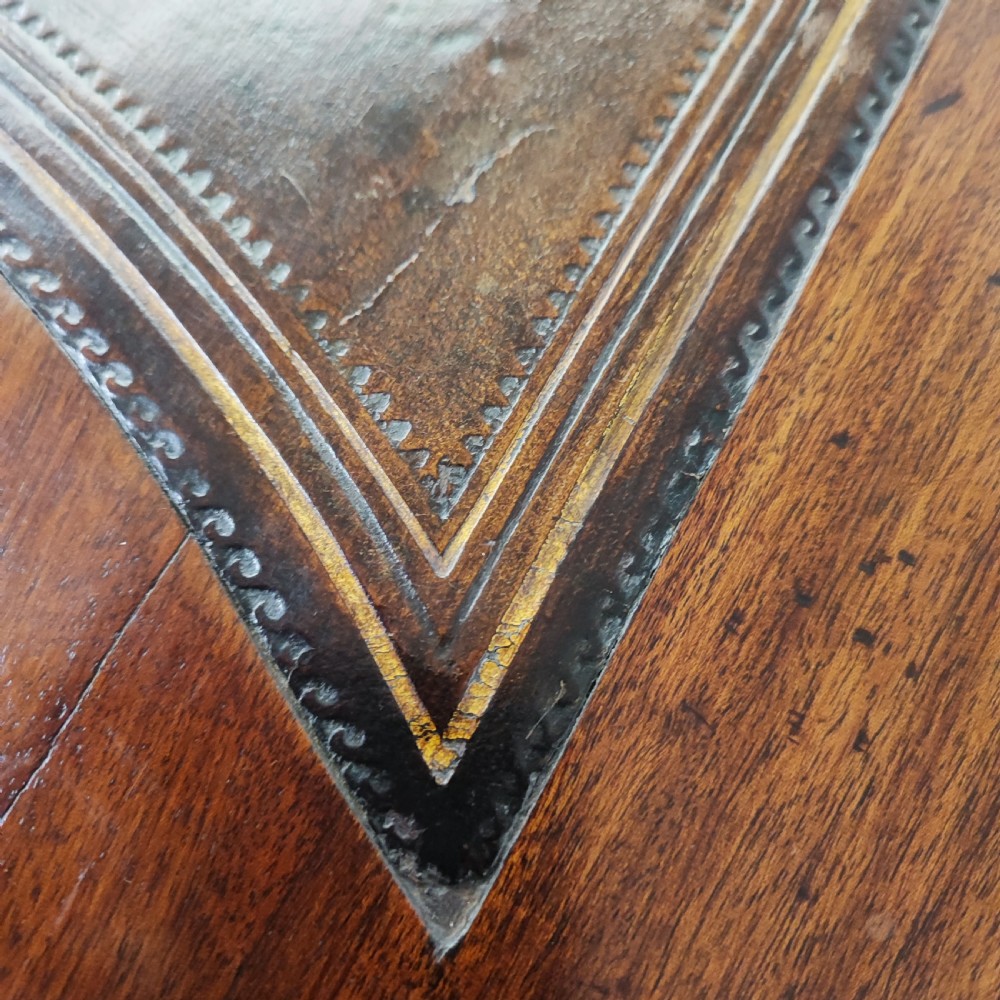 Superb19c carved mahogany writing table View IX