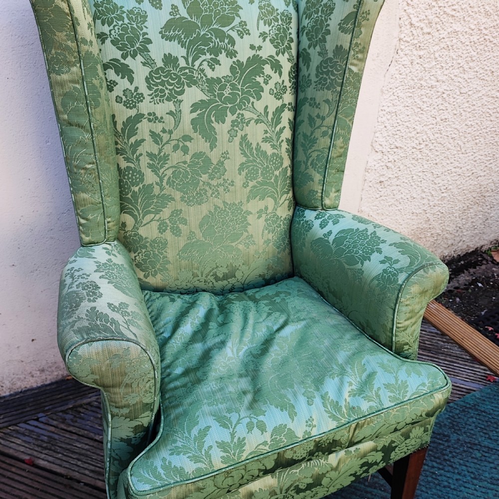 Superb antique wing arm chair View VI