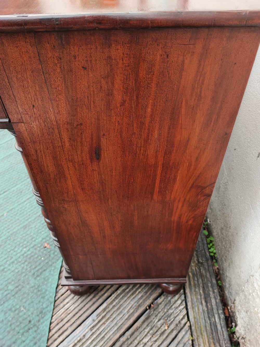 A fine regency mahogany side cabinet View III