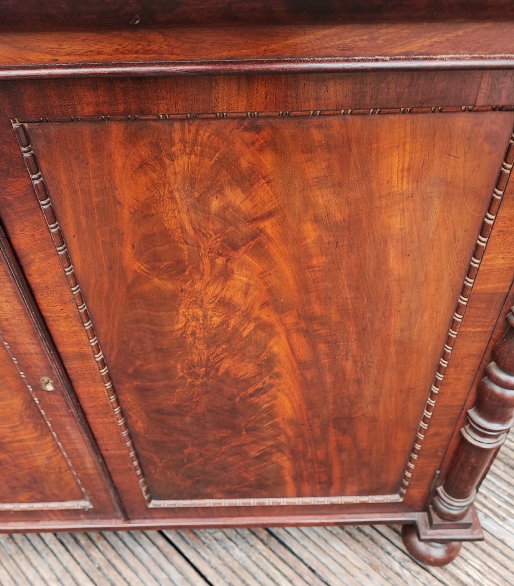 A fine regency mahogany side cabinet View IV