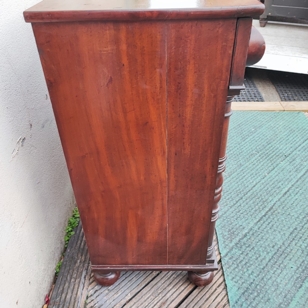 A fine regency mahogany side cabinet View V