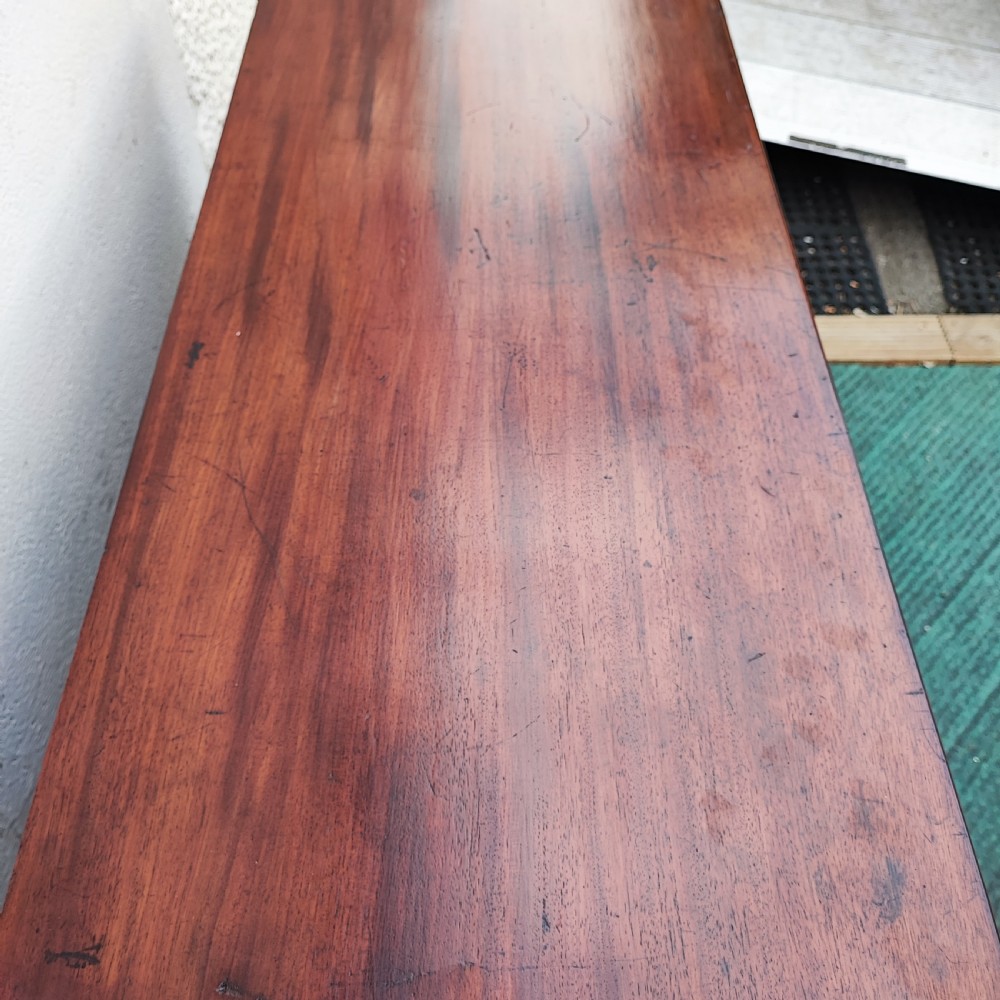 A fine regency mahogany side cabinet View XI