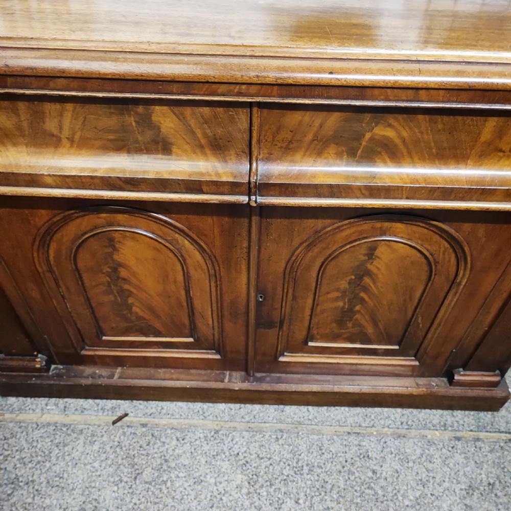 Victorian mahogany side cabinet View III