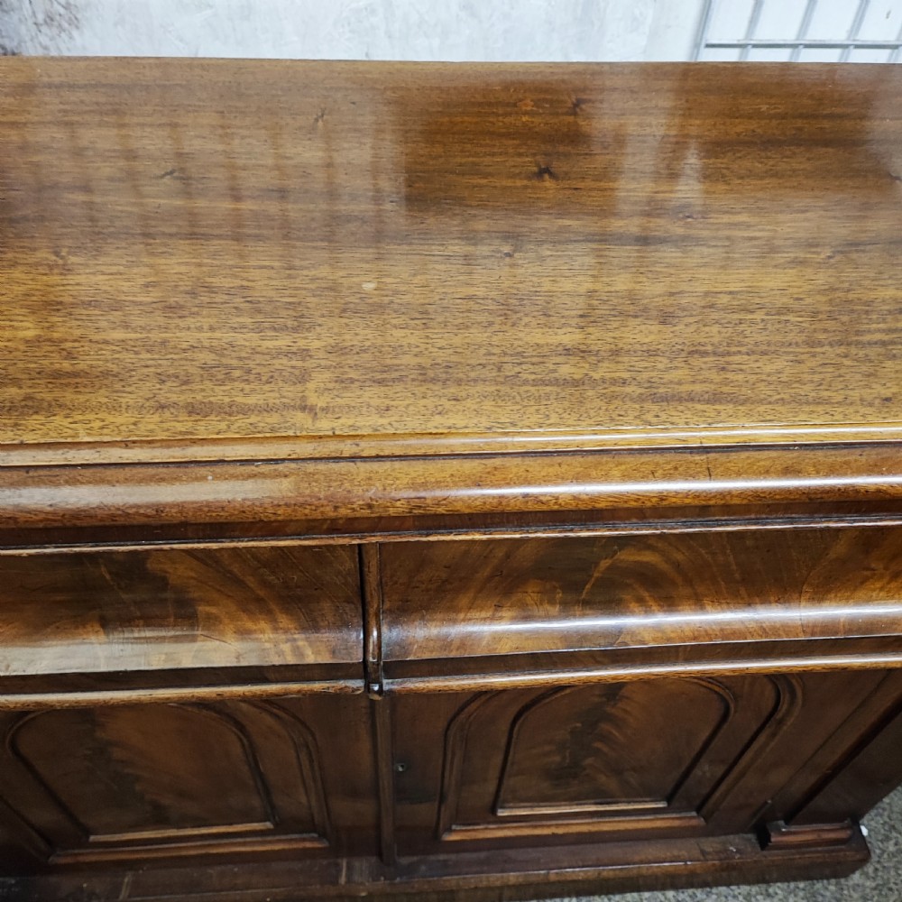 Victorian mahogany side cabinet View IX