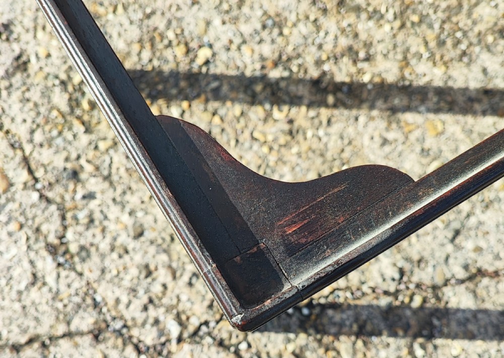 good Georgian tray on stand in mahogany View II