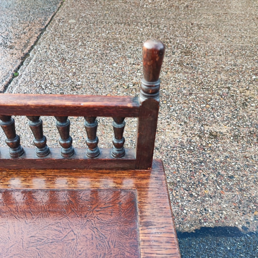 Liberty of London    oak arts and crafts writing table  View V