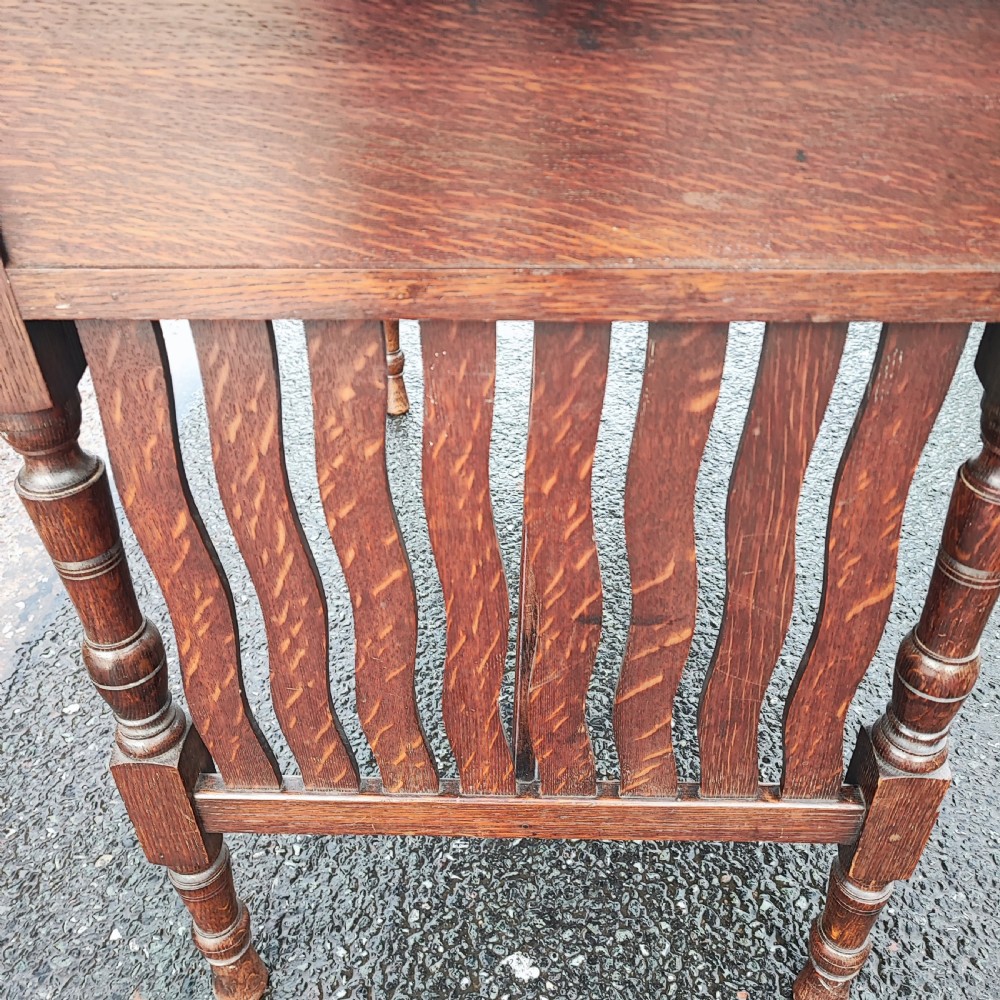 Liberty of London    oak arts and crafts writing table  View VI
