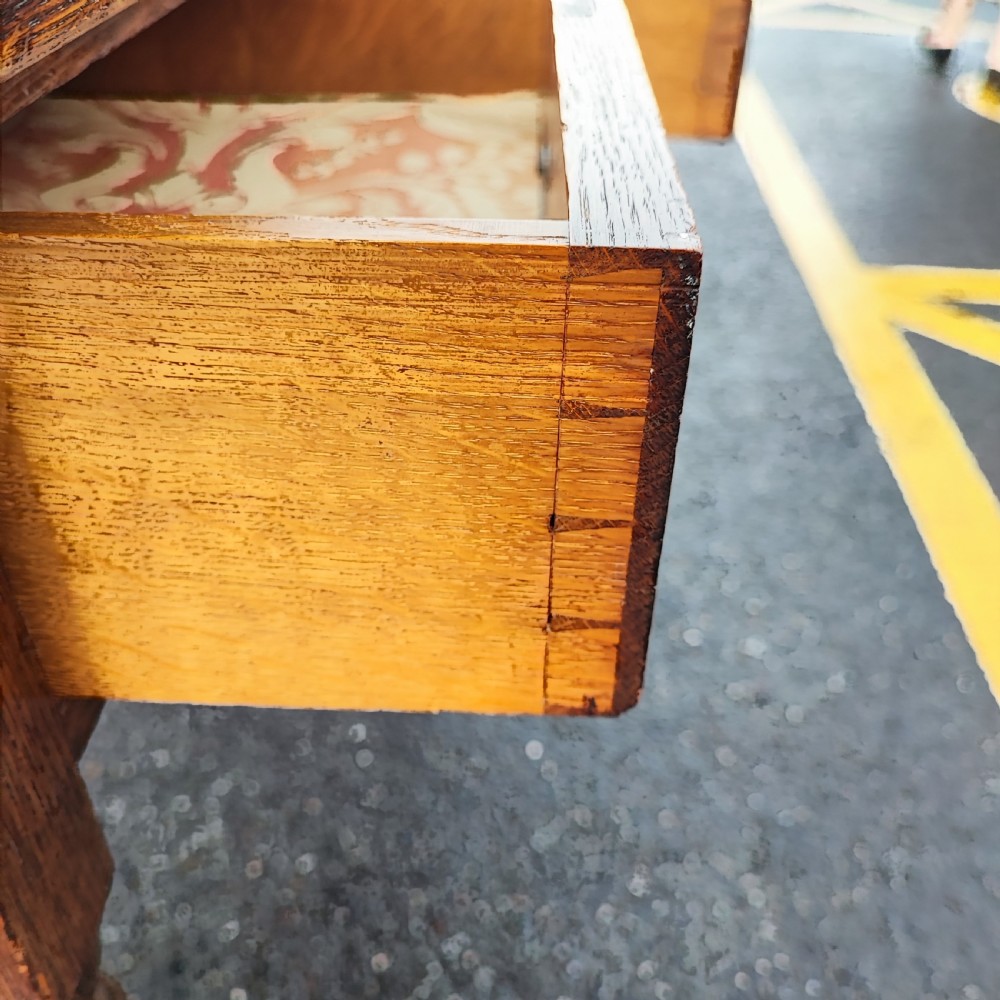Liberty of London    oak arts and crafts writing table  View XI