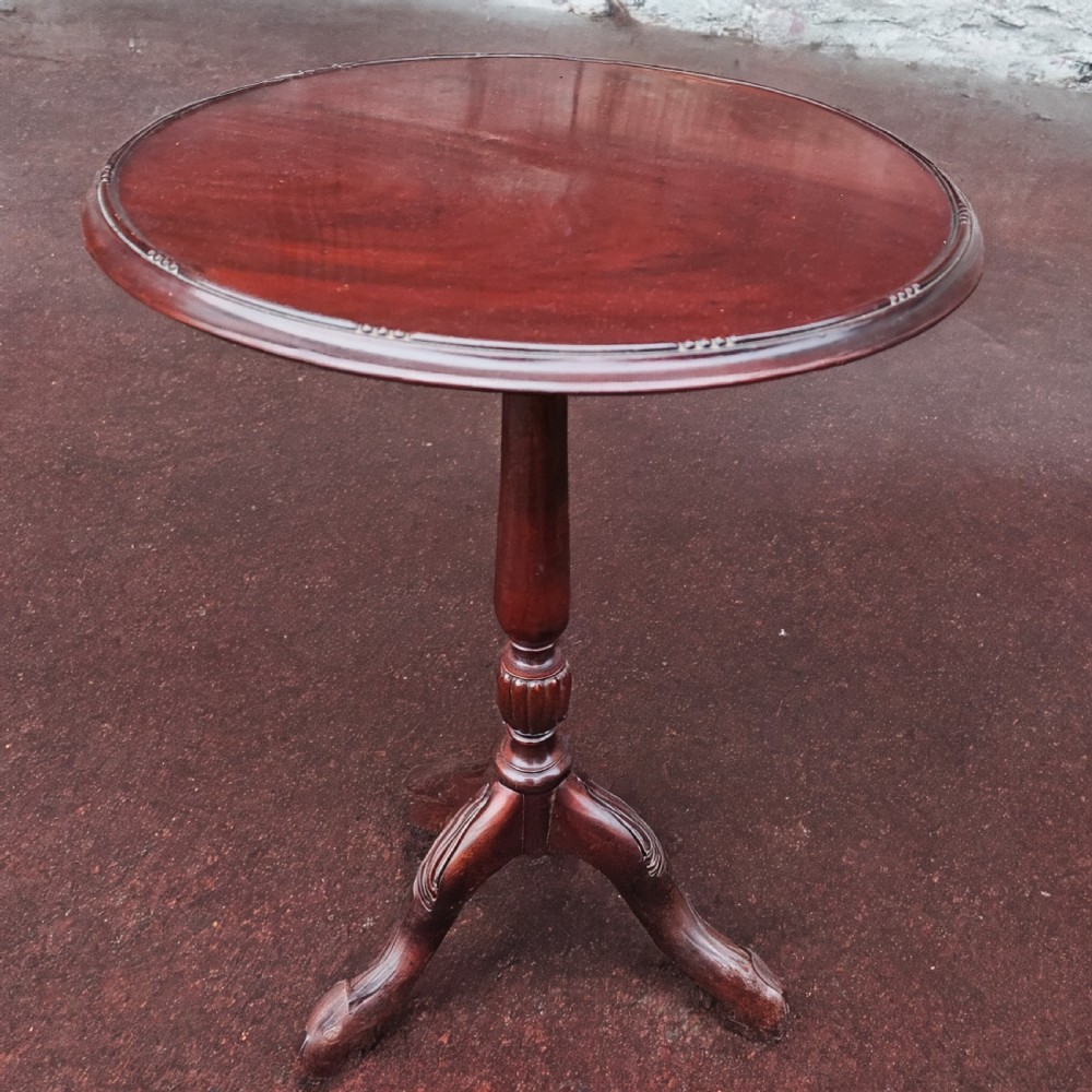 Edwardian mahogany wine or lamp table 
