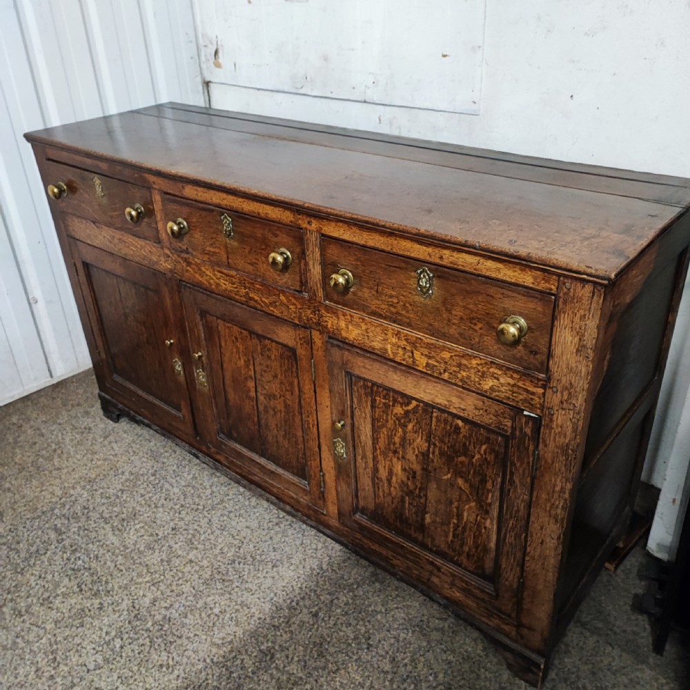 Georgian oak dresser base 