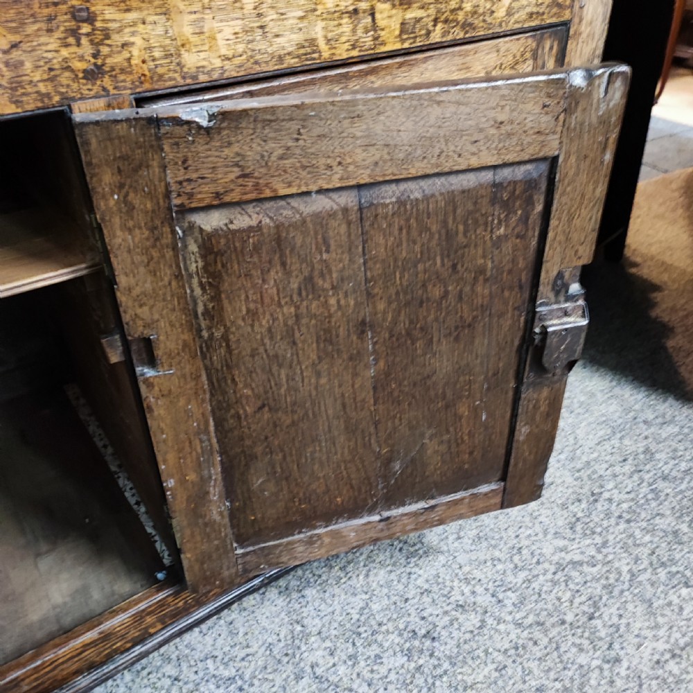 Georgian oak dresser base  View VIII