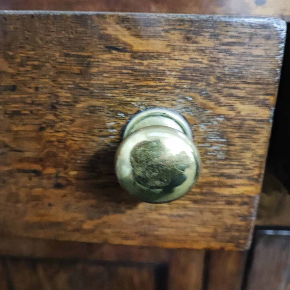 Georgian oak dresser base  View X