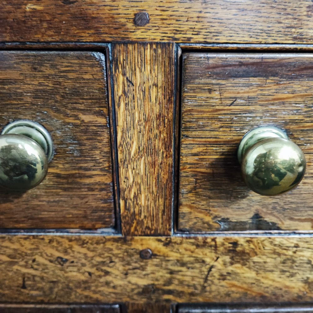 Georgian oak dresser base  View XI