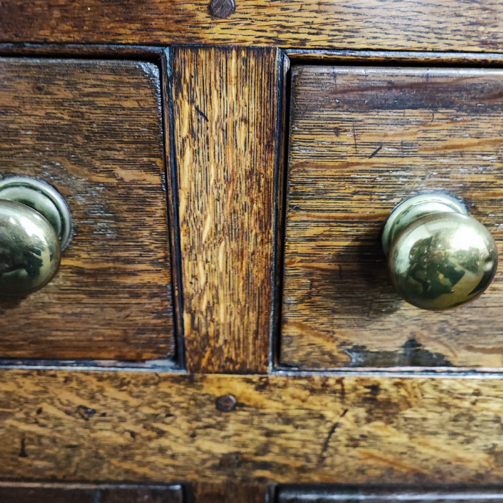Georgian oak dresser base  View XIII