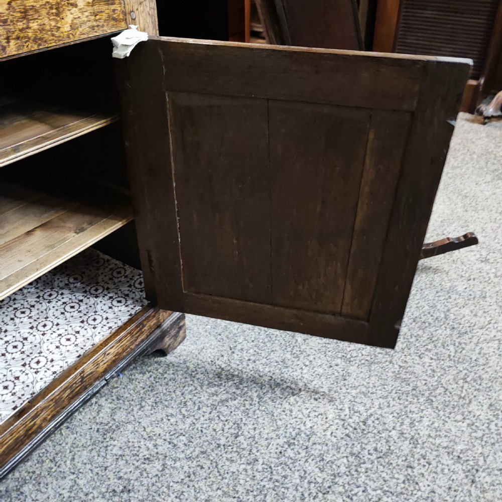 Georgian oak dresser base  View XIV