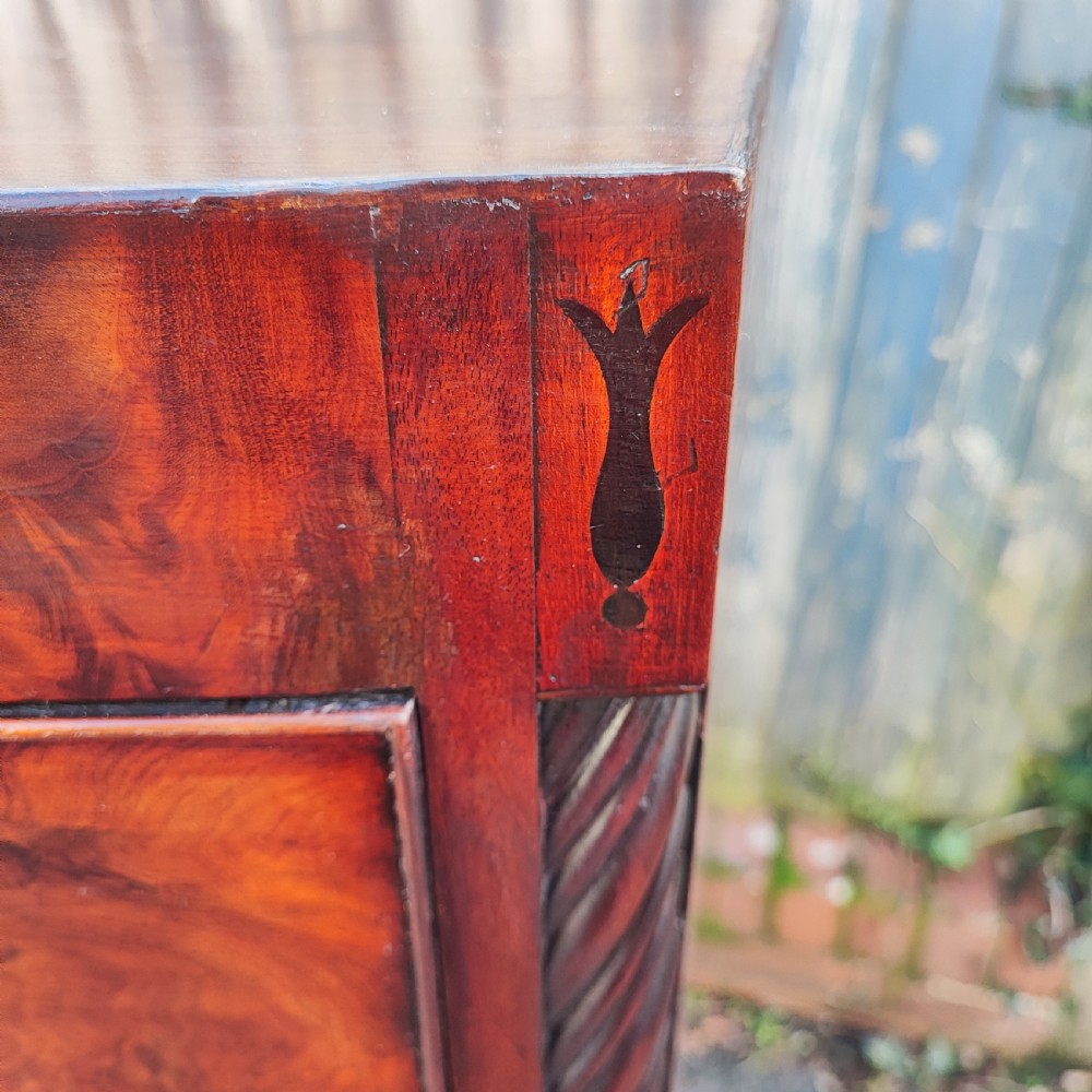 Superb regency Irish mahogany chest of drawers View II
