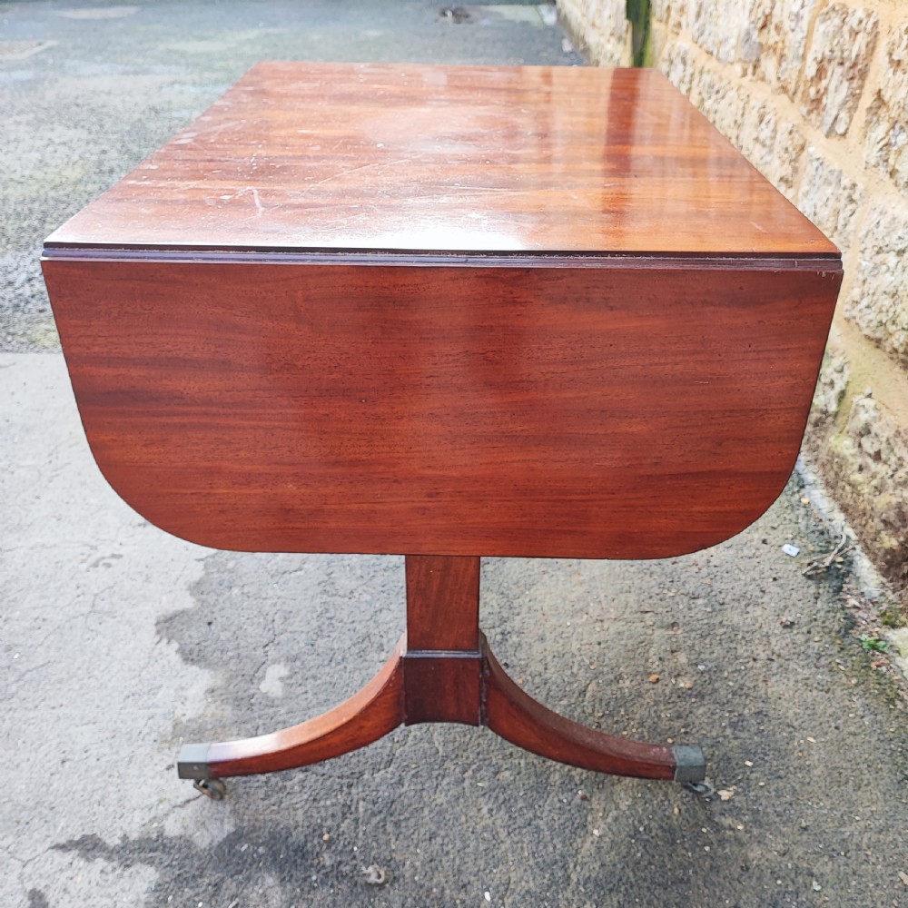 Quality regency mahogany sofa table  View III