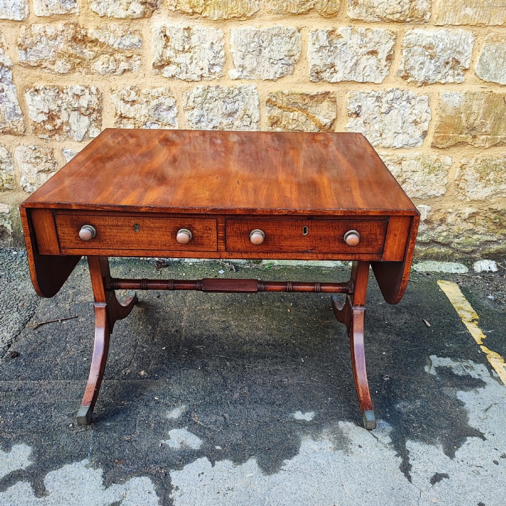 Quality regency mahogany sofa table  View VII