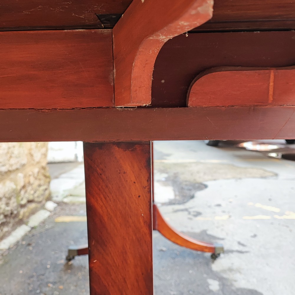 Quality regency mahogany sofa table  View IX