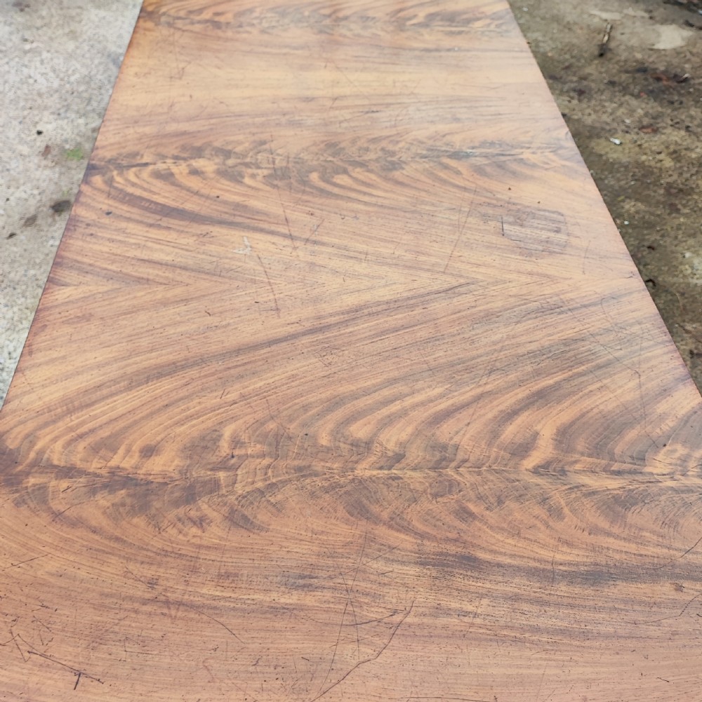 Superb william1v library table in mahogany  View IV