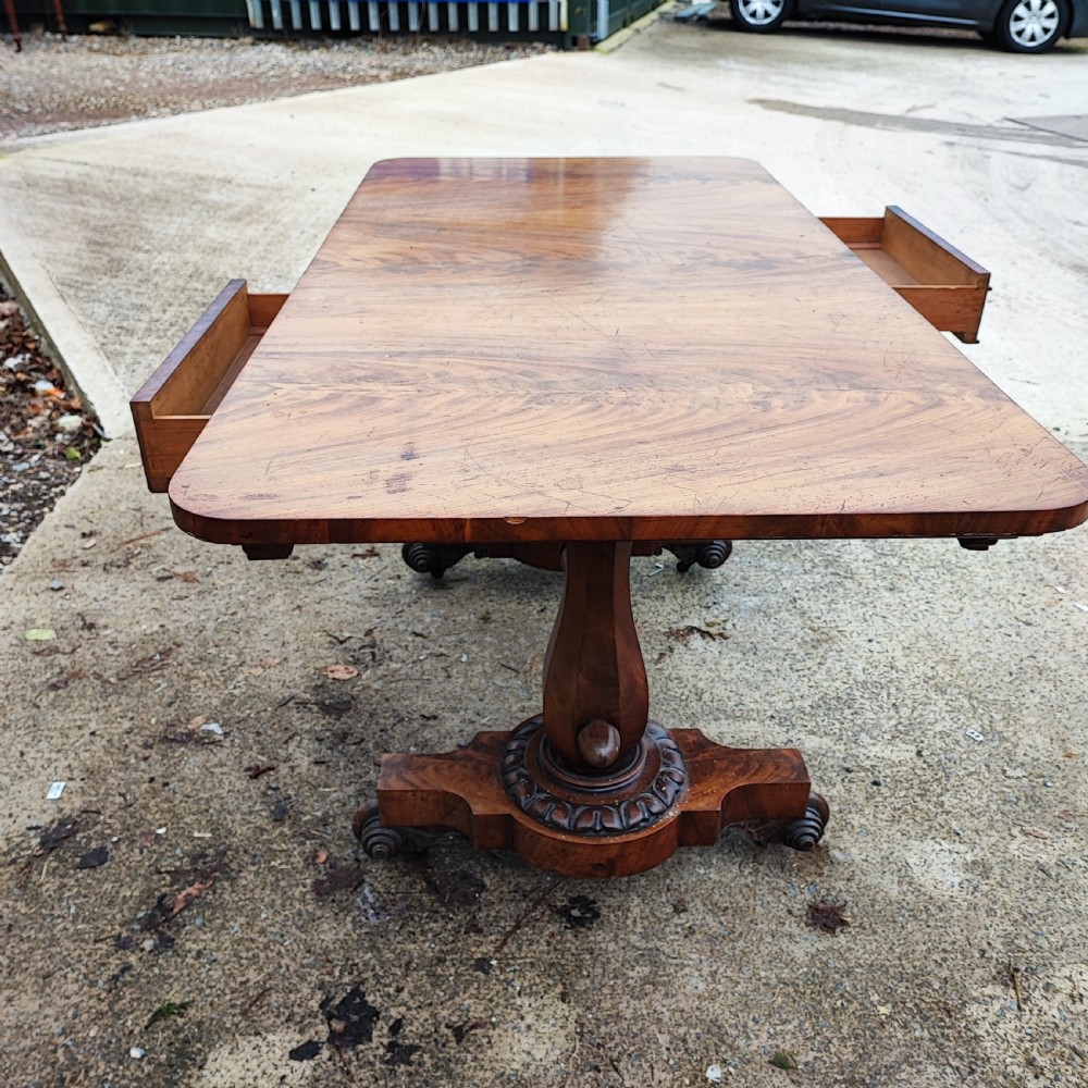 Superb william1v library table in mahogany  View VI