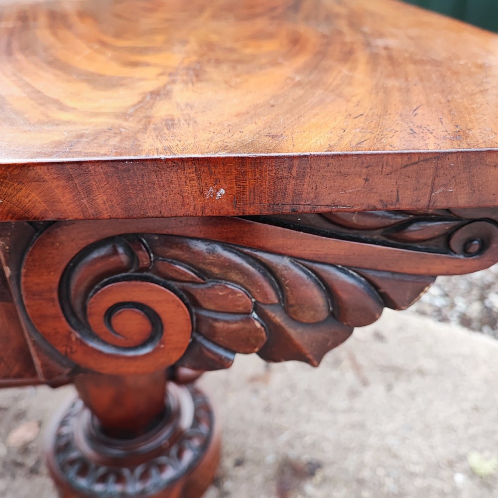Superb william1v library table in mahogany  View VIII